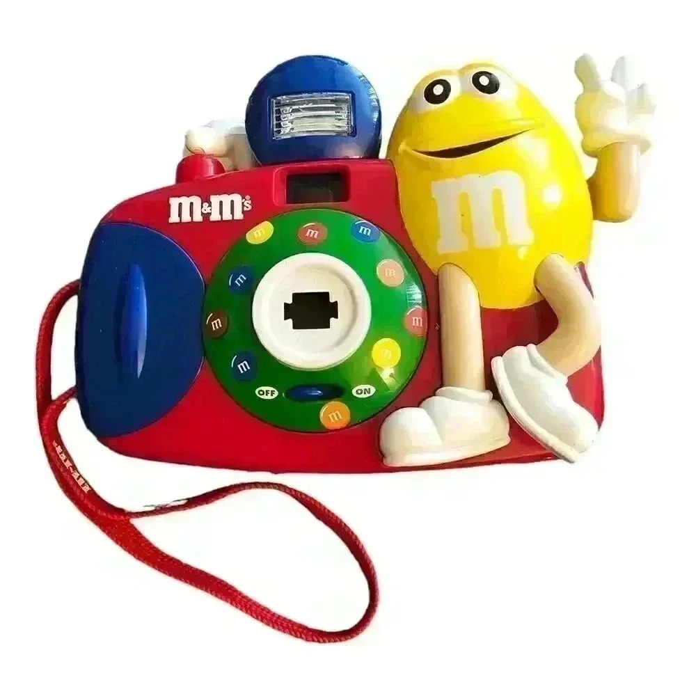 Vintage M&M's Yellow Peanut 35mm Camera Working Needs Batteries